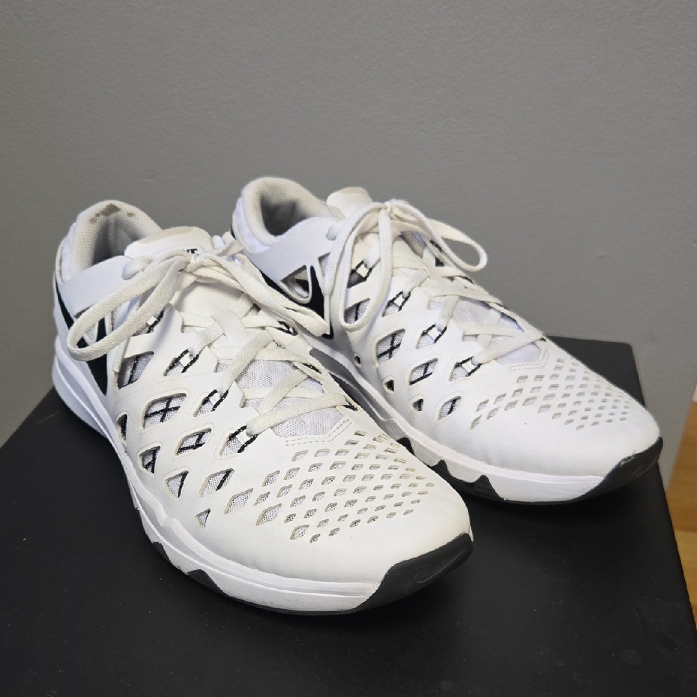 Mens Nike Train Speed 4 White  Sneakers